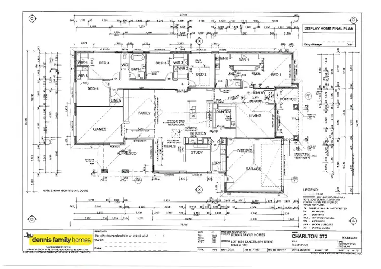 Floorplan of Homely house listing, 65 Sanctuary Drive, Kialla VIC 3631