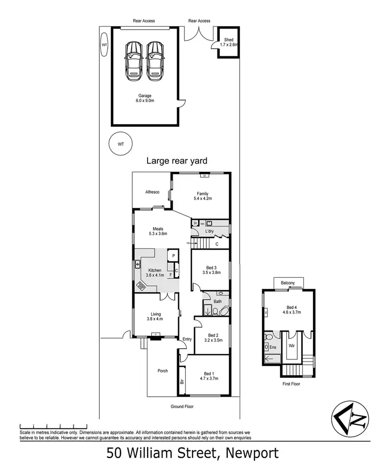 Floorplan of Homely house listing, 50 William Street, Newport VIC 3015