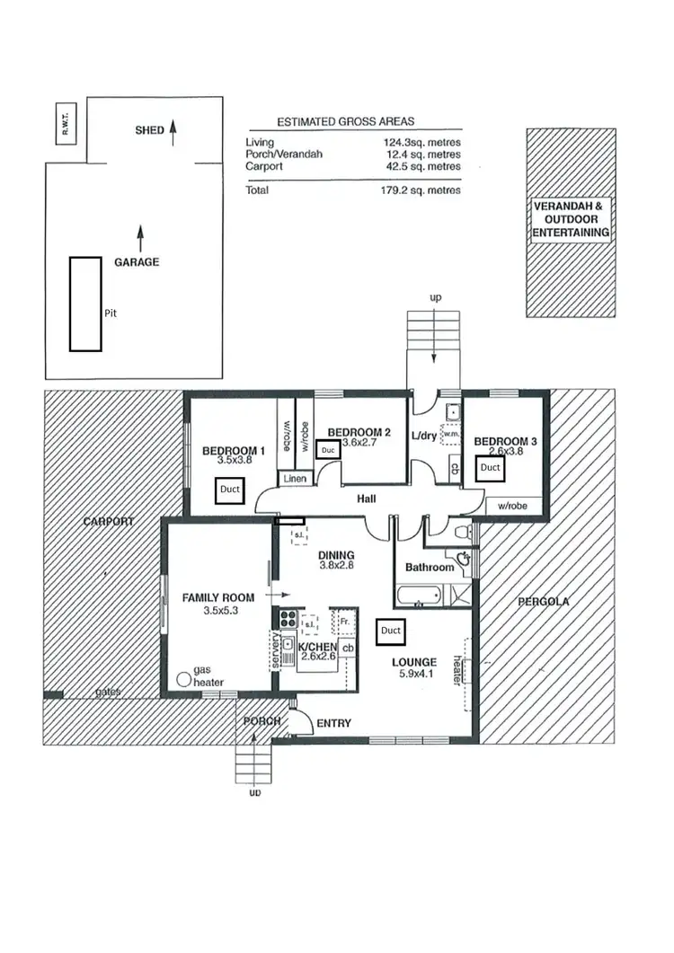 Floorplan of Homely house listing, 44 Dukas Drive, Ingle Farm SA 5098