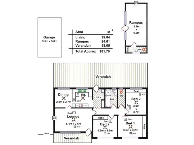 Floorplan of Homely house listing, 13 Weir Road, Para Hills SA 5096