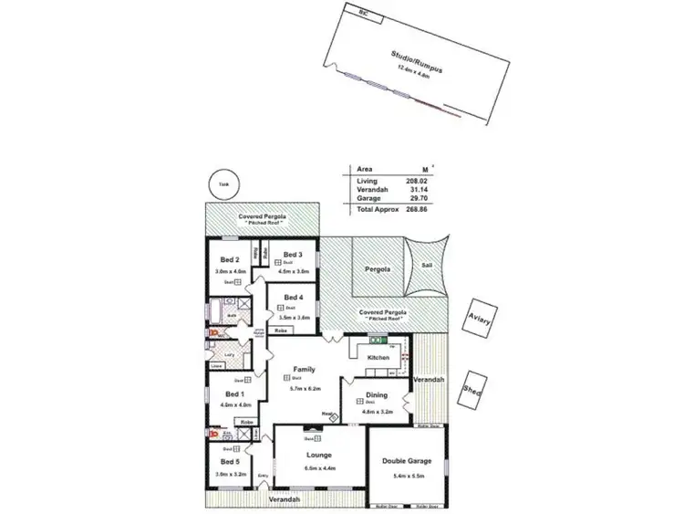 Floorplan of Homely house listing, 32 Columbia Crescent, Modbury North SA 5092