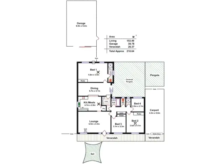 Floorplan of Homely house listing, 26 Leabrook Drive, Para Hills SA 5096