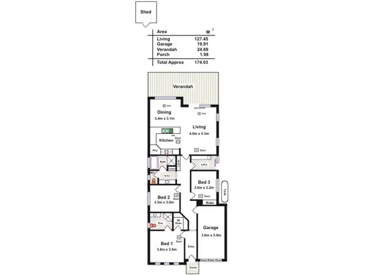 Floorplan of Homely house listing, 28b Luprena Avenue, Ingle Farm SA 5098
