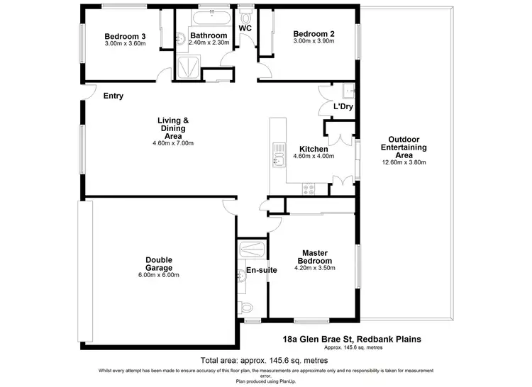 Floorplan of Homely house listing, 18A Glen Brae Street, Redbank Plains QLD 4301