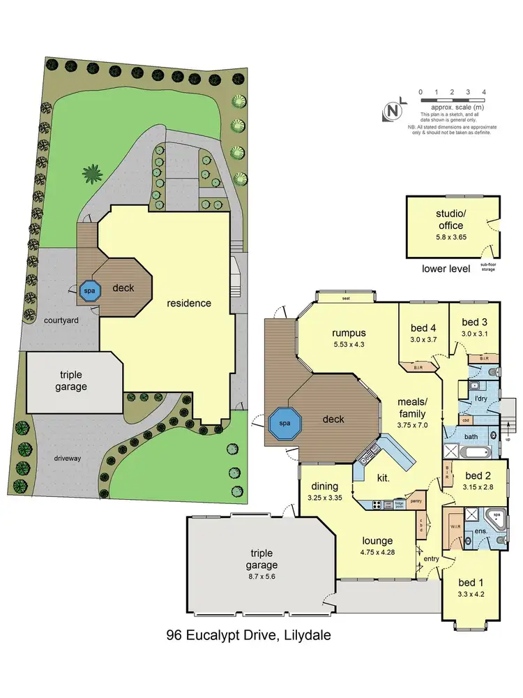 Floorplan of Homely house listing, 96 Eucalypt Drive, Lilydale VIC 3140