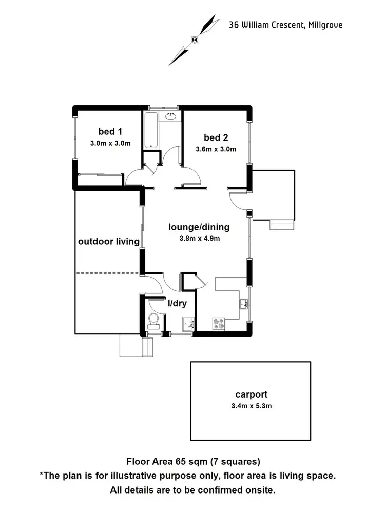 Floorplan of Homely house listing, 36 William Crescent, Millgrove VIC 3799