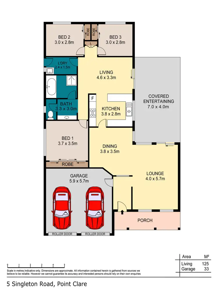 Floorplan of Homely house listing, 5 Singleton Road, Point Clare NSW 2250