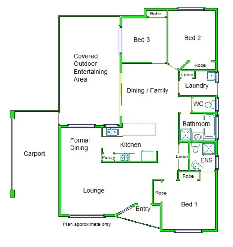 Floorplan of Homely house listing, 39 Knight Street, Mooroopna VIC 3629
