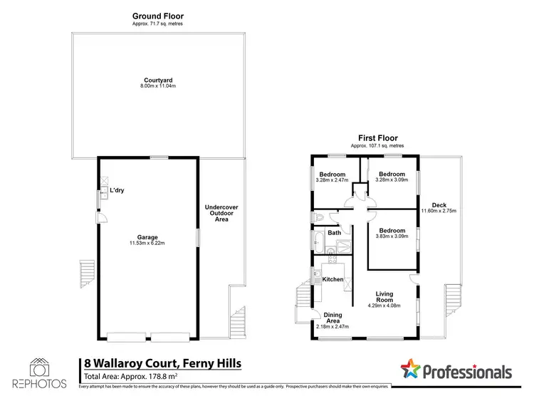 Floorplan of Homely house listing, 8 Wallaroy Court, Ferny Hills QLD 4055
