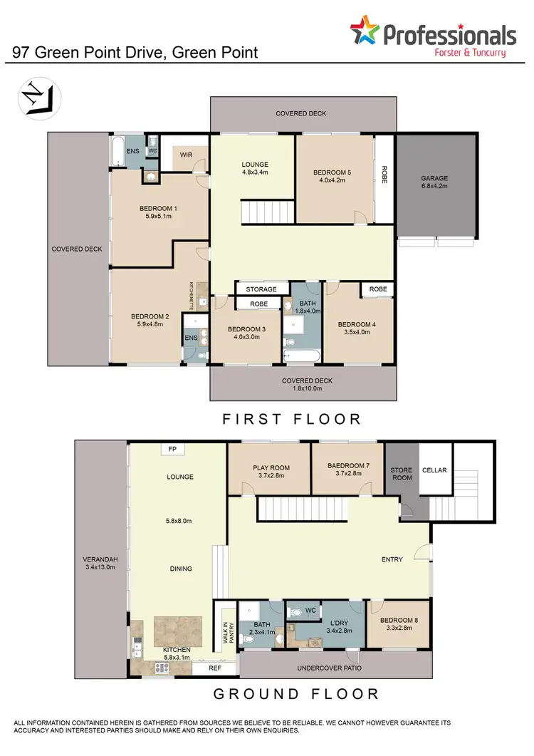 Floorplan of Homely house listing, 97 Green Point Drive, Green Point NSW 2428