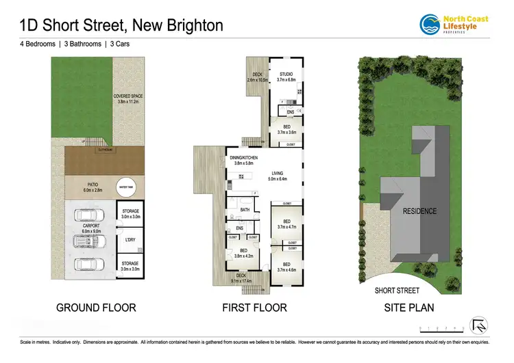 Floorplan of Homely house listing, 1D Short Street, New Brighton NSW 2483