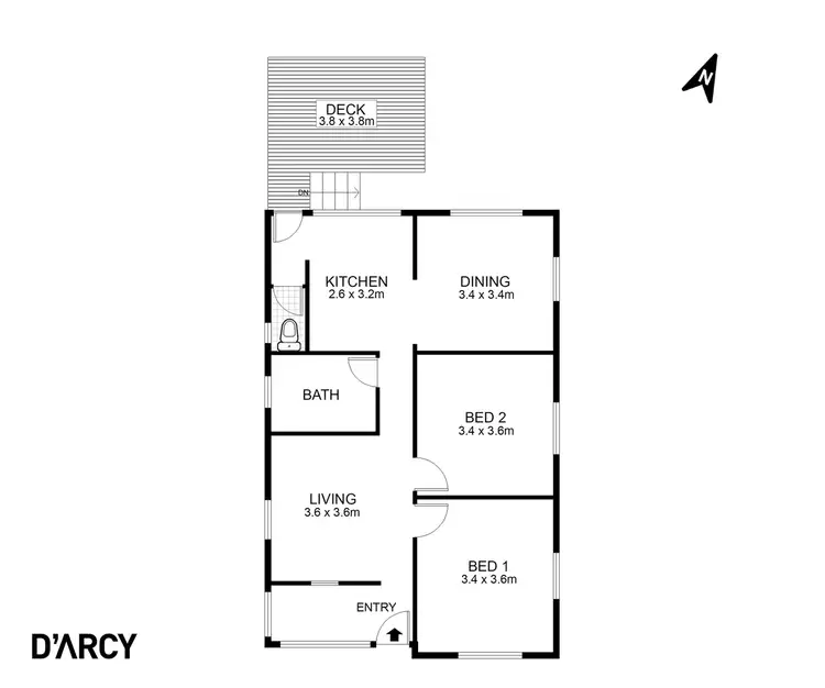 Floorplan of Homely house listing, 42 Wickham Street, Newmarket QLD 4051