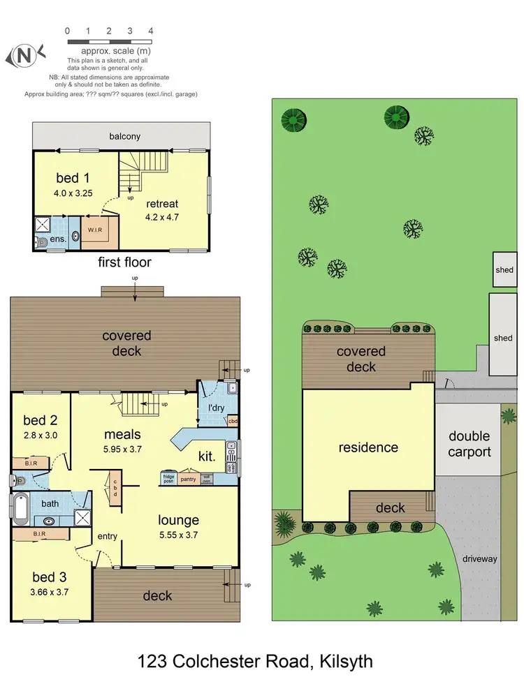 Floorplan of Homely house listing, 123 Colchester Road, Kilsyth VIC 3137