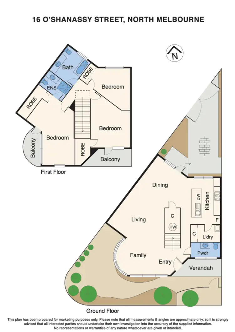 Floorplan of Homely house listing, 16 O'Shanassy Street, North Melbourne VIC 3051
