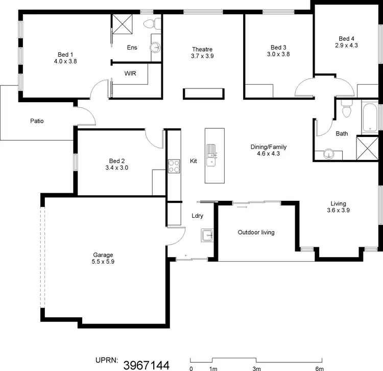 Floorplan of Homely house listing, Address available on request