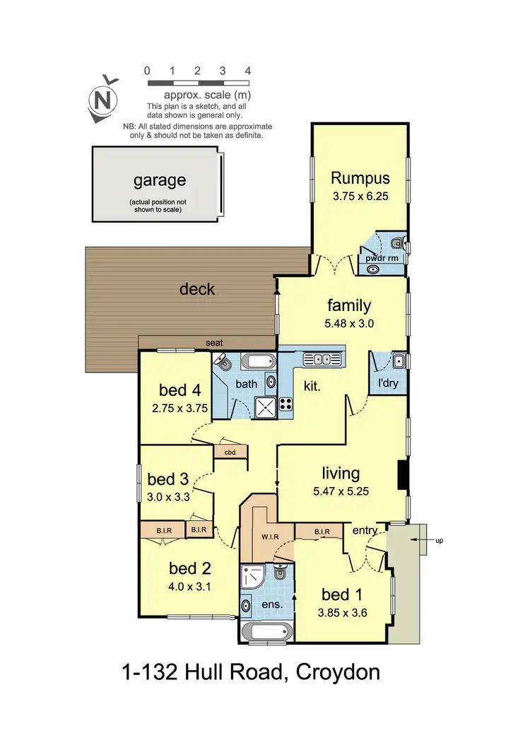 Floorplan of Homely house listing, 1/132 Hull Road, Croydon VIC 3136