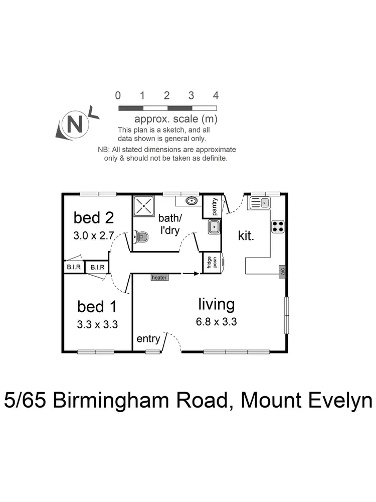 Floorplan of Homely unit listing, 5/65 Birmingham Road, Mount Evelyn VIC 3796