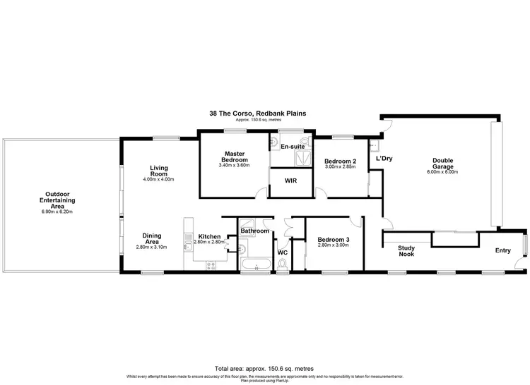 Floorplan of Homely house listing, 38 The Corso, Redbank Plains QLD 4301