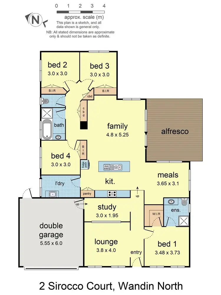 Floorplan of Homely house listing, 2 Sirocco Court, Wandin North VIC 3139