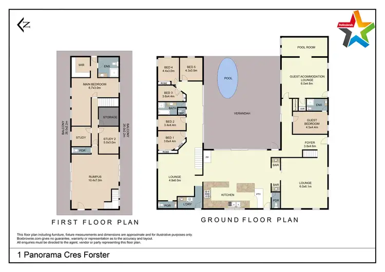 Floorplan of Homely house listing, 1 Panorama Crescent, Forster NSW 2428