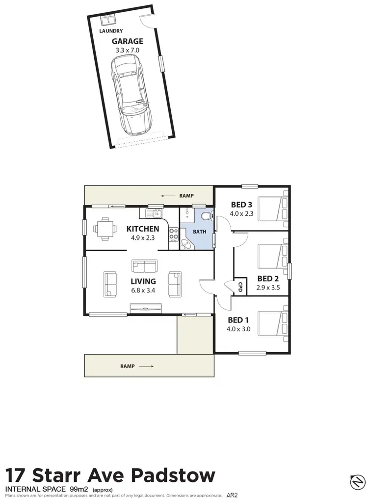 Floorplan of Homely house listing, 17 Starr Avenue, Padstow NSW 2211