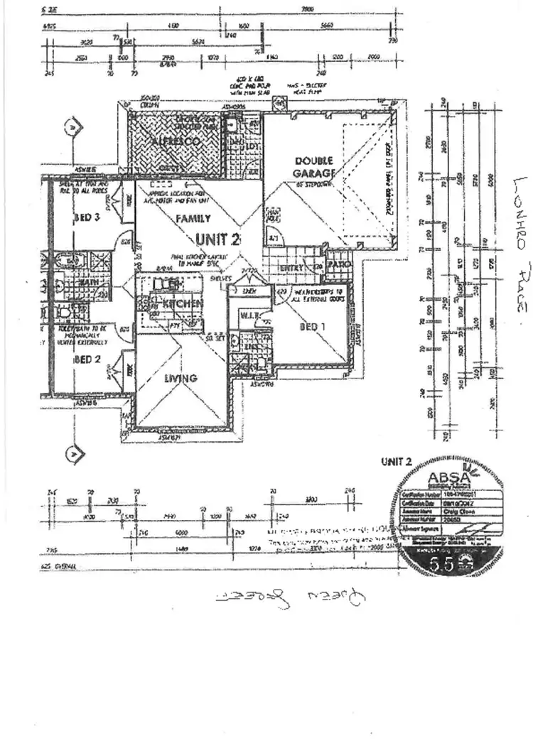 Floorplan of Homely semi-detached listing, 2 Lonhro Place, Muswellbrook NSW 2333
