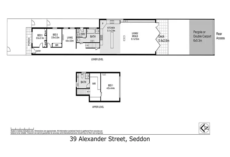 Floorplan of Homely house listing, 39 Alexander Street, Seddon VIC 3011