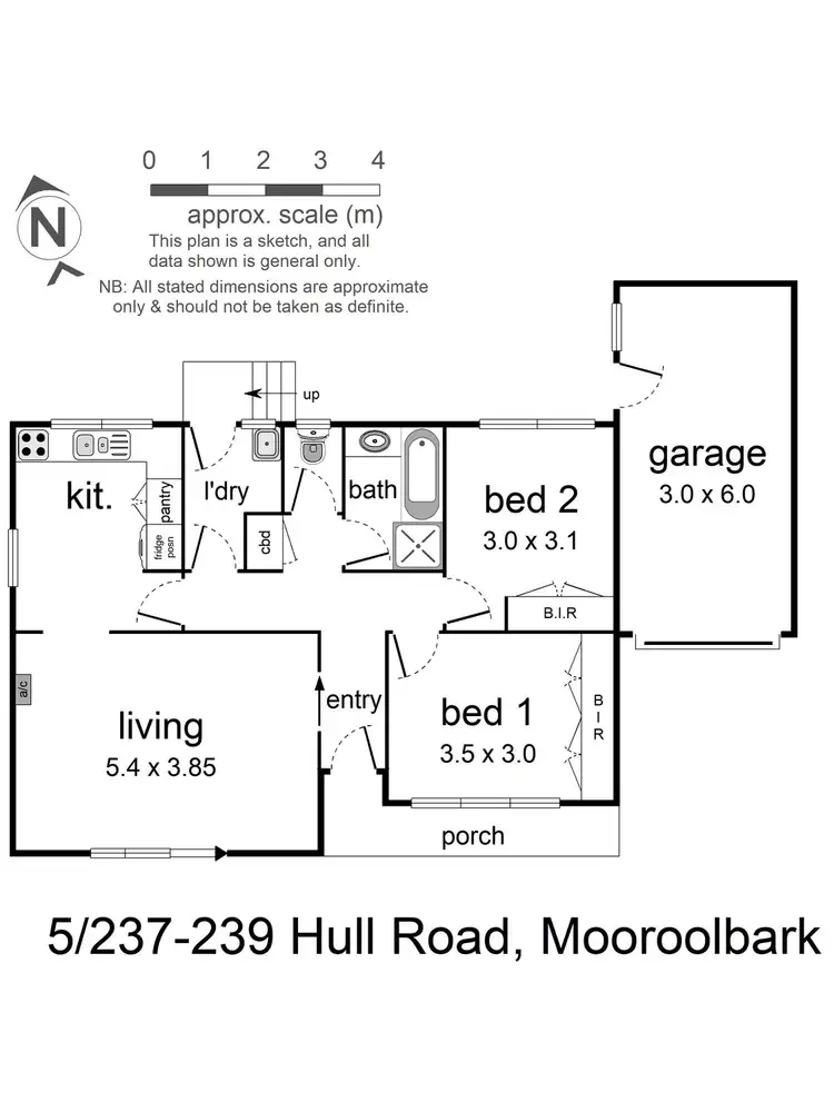 Floorplan of Homely house listing, 5/237-239 Hull Road, Mooroolbark VIC 3138