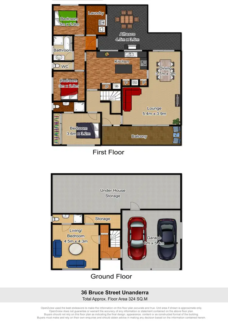 Floorplan of Homely house listing, 36 Bruce Street, Unanderra NSW 2526