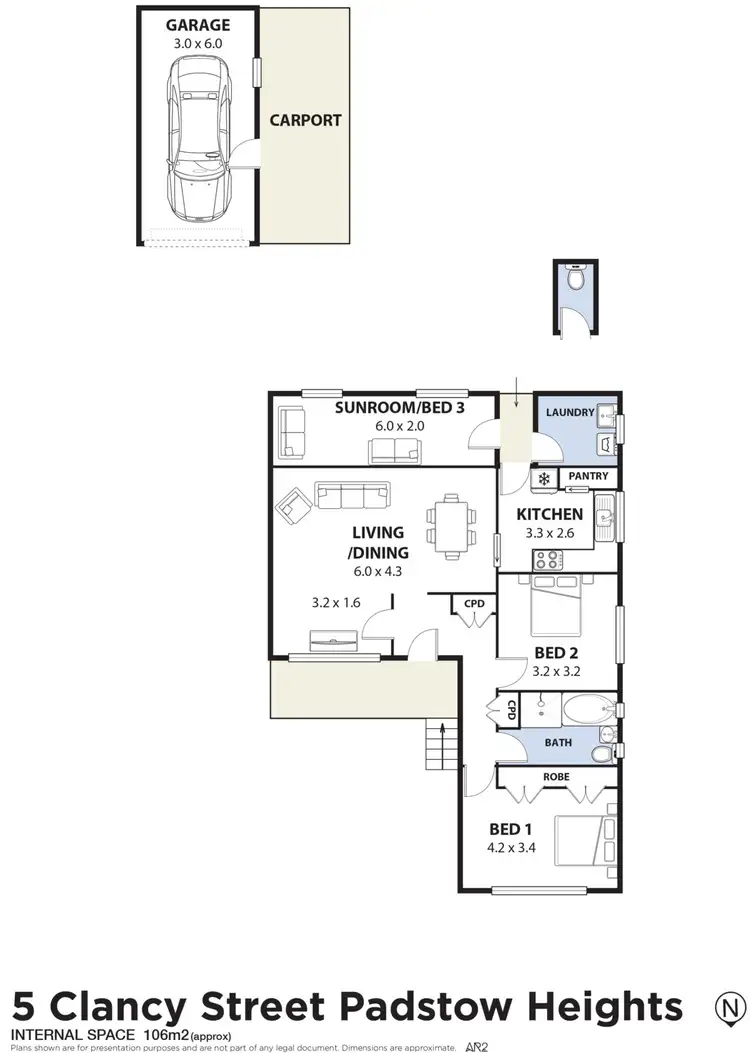 Floorplan of Homely house listing, 5 Clancy Street, Padstow Heights NSW 2211