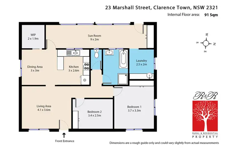 Floorplan of Homely house listing, 23 Marshall Street, Clarence Town NSW 2321