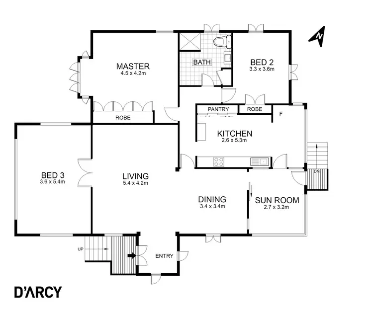 Floorplan of Homely house listing, 25 Oleander Drive, Ashgrove QLD 4060