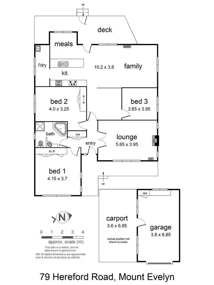Floorplan of Homely house listing, 79 Hereford Road, Mount Evelyn VIC 3796
