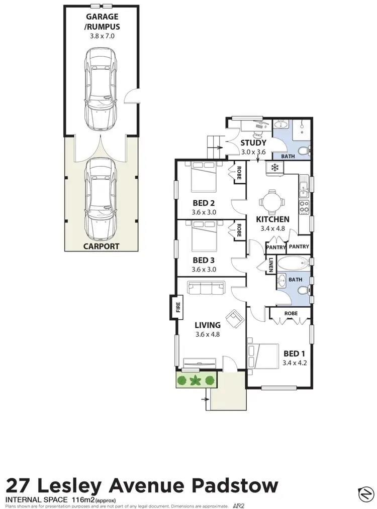 Floorplan of Homely house listing, 27 Lesley Avenue, Revesby NSW 2212