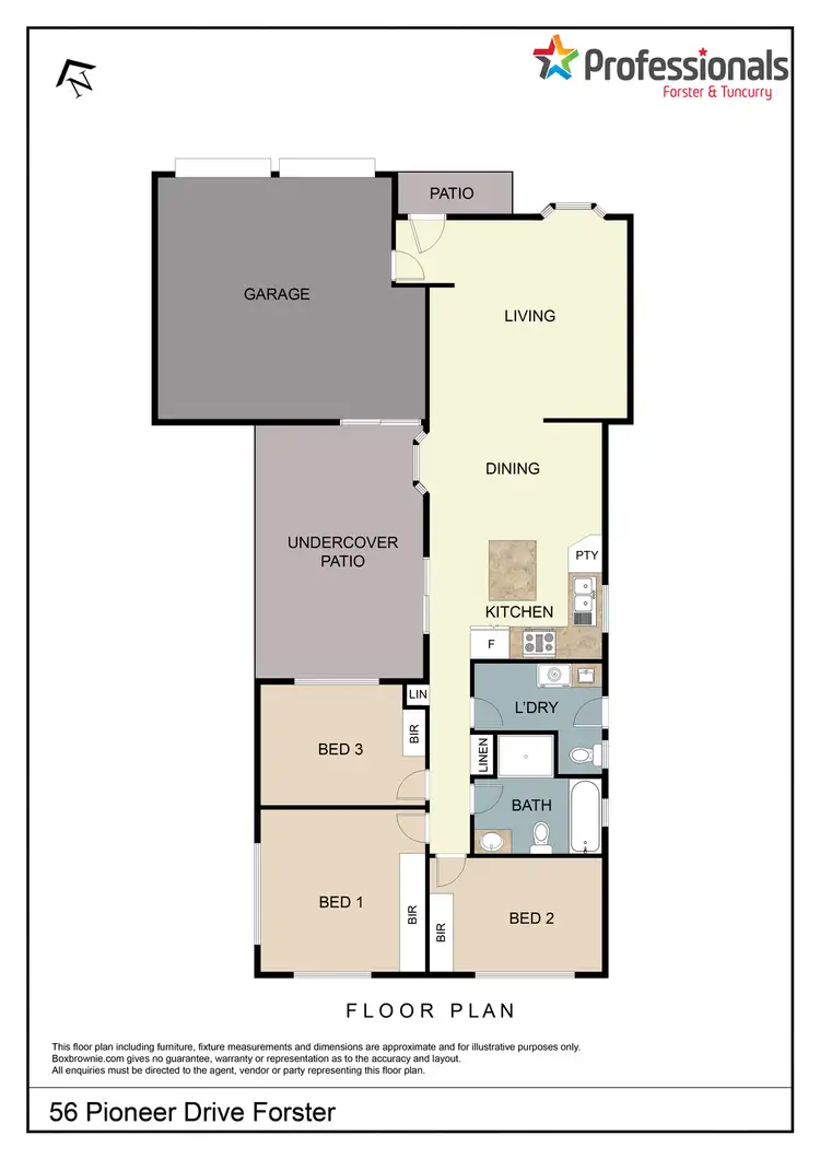 Floorplan of Homely villa listing, 56 Pioneer Drive, Forster NSW 2428