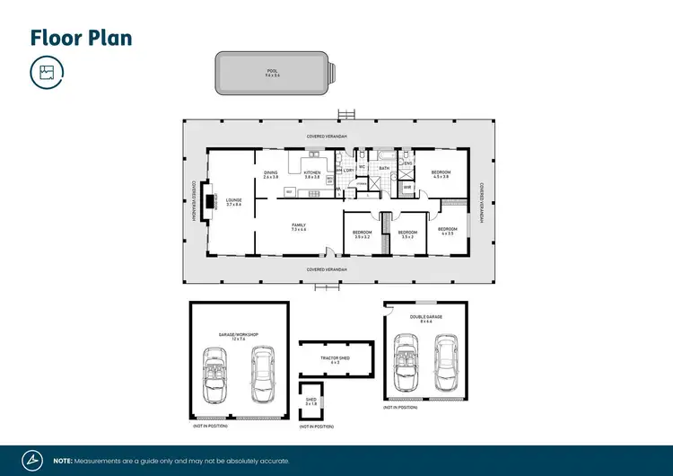 Floorplan of Homely rural property listing, Lot 1/1204 East Seaham Road, Clarence Town NSW 2321