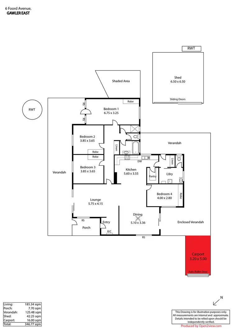 Floorplan of Homely house listing, 6 Foord Avenue, Gawler East SA 5118