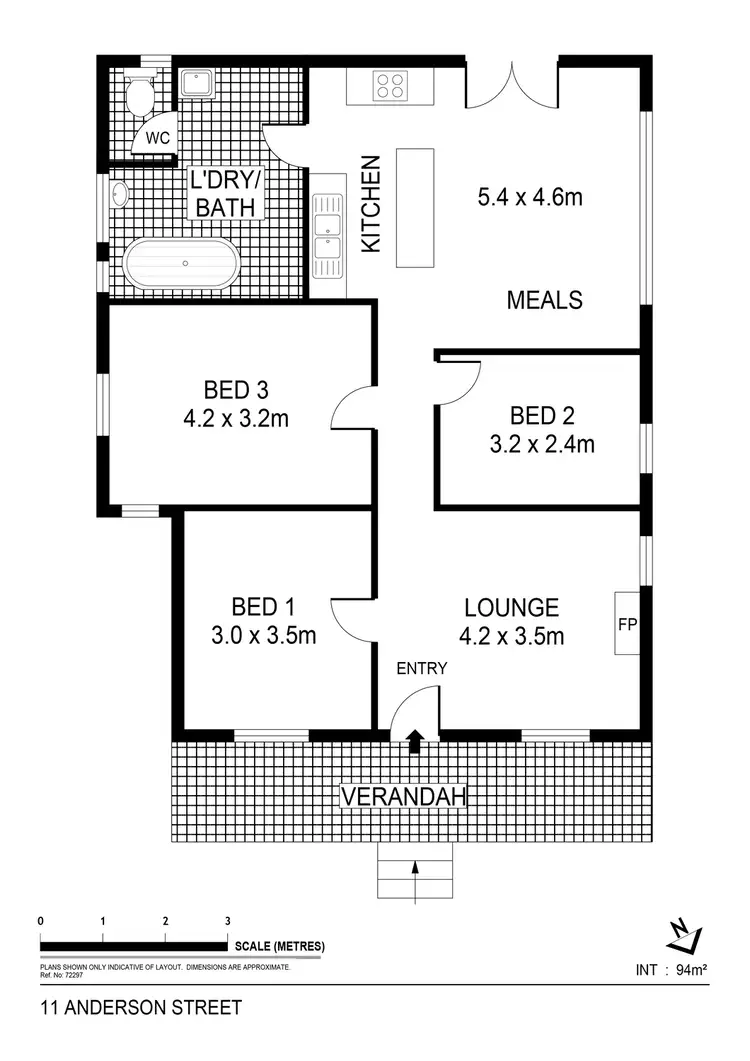 Floorplan of Homely house listing, 11 Anderson Street, Bendigo VIC 3550