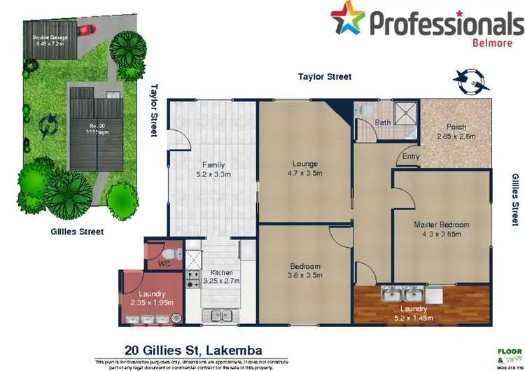 Floorplan of Homely house listing, 20 Gillies Street, Lakemba NSW 2195