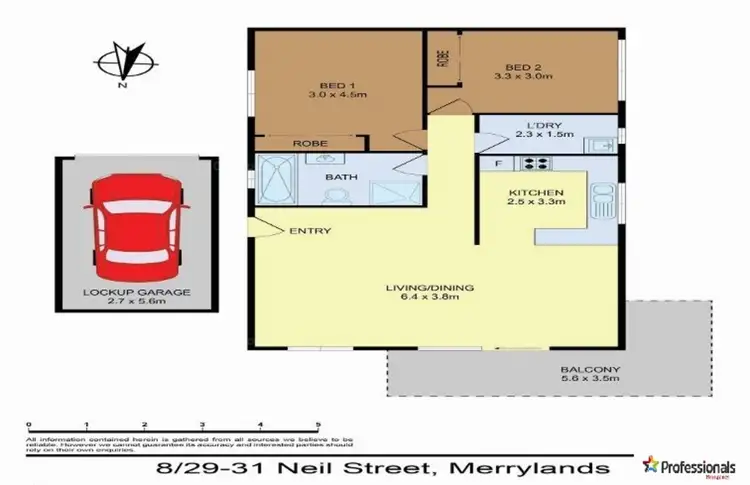 Floorplan of Homely unit listing, 8/29-31 Neil Street, Merrylands NSW 2160