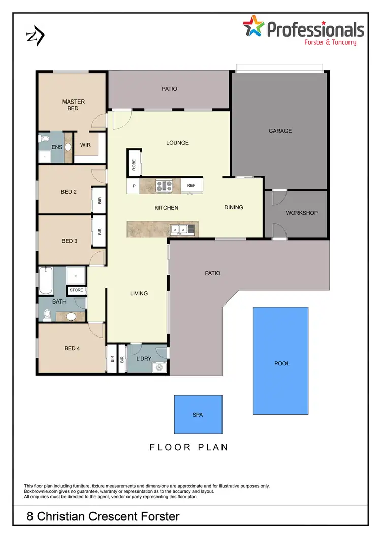 Floorplan of Homely house listing, 8 Christian Crescent, Forster NSW 2428
