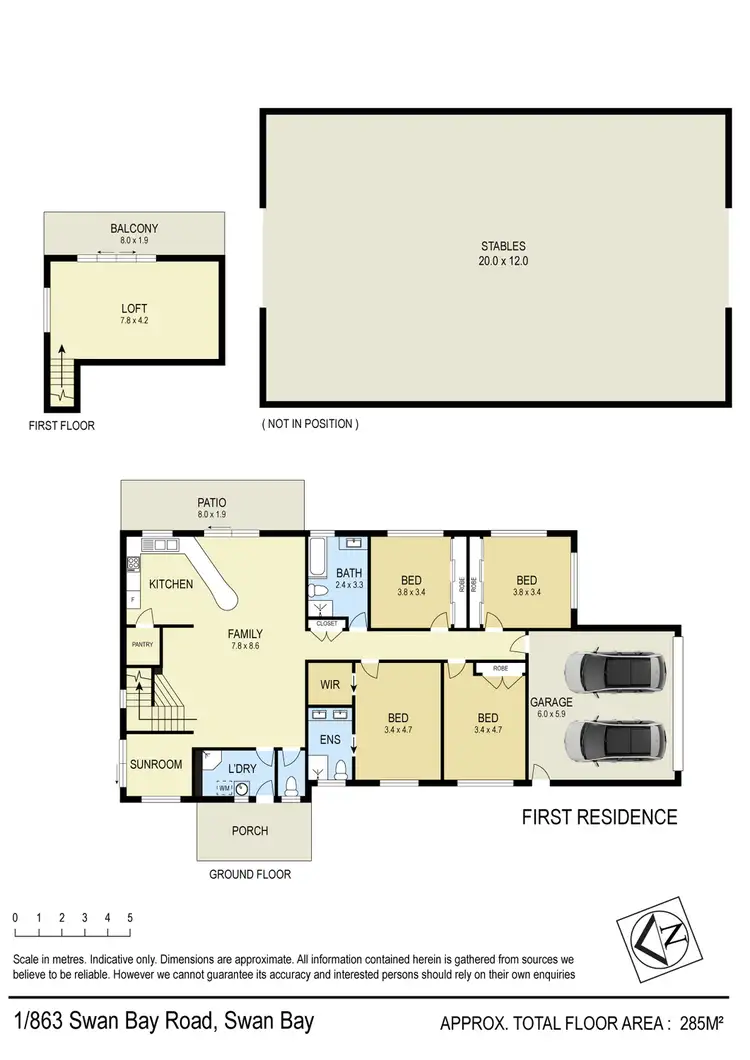 Floorplan of Homely rural property listing, 863 Swan Bay Road, Swan Bay NSW 2324