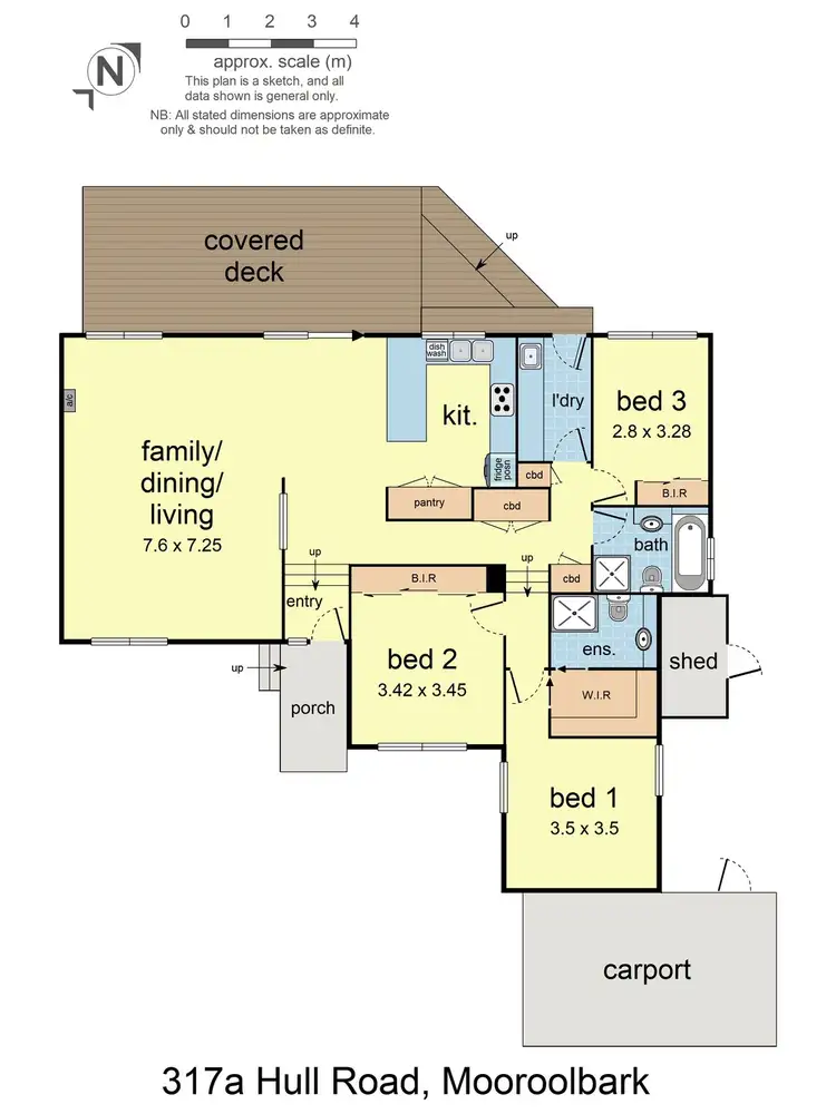 Floorplan of Homely house listing, 317A Hull Road, Mooroolbark VIC 3138