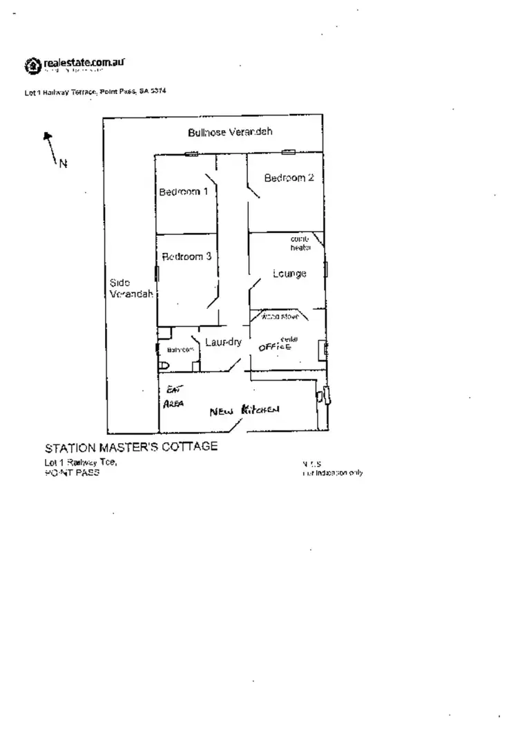 Floorplan of Homely house listing, 42 Railway Terrace, Point Pass SA 5374