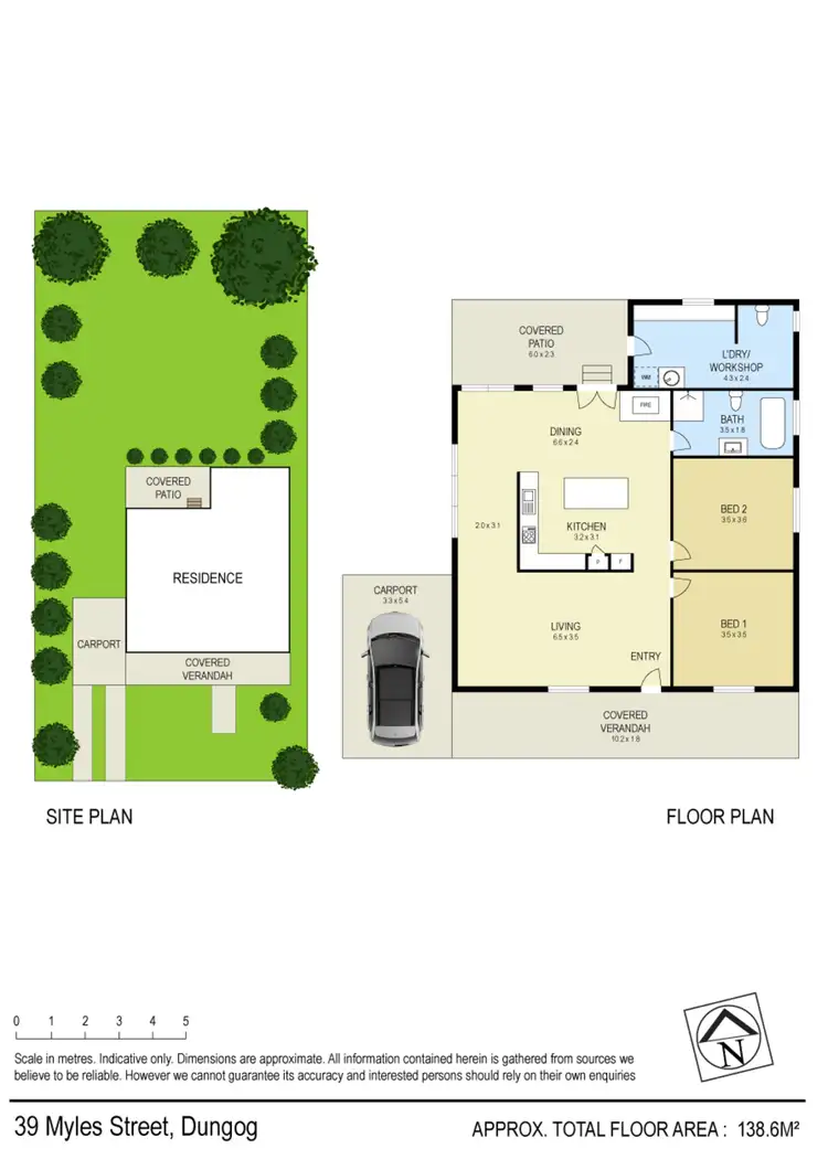Floorplan of Homely house listing, 39 Myles Street, Dungog NSW 2420