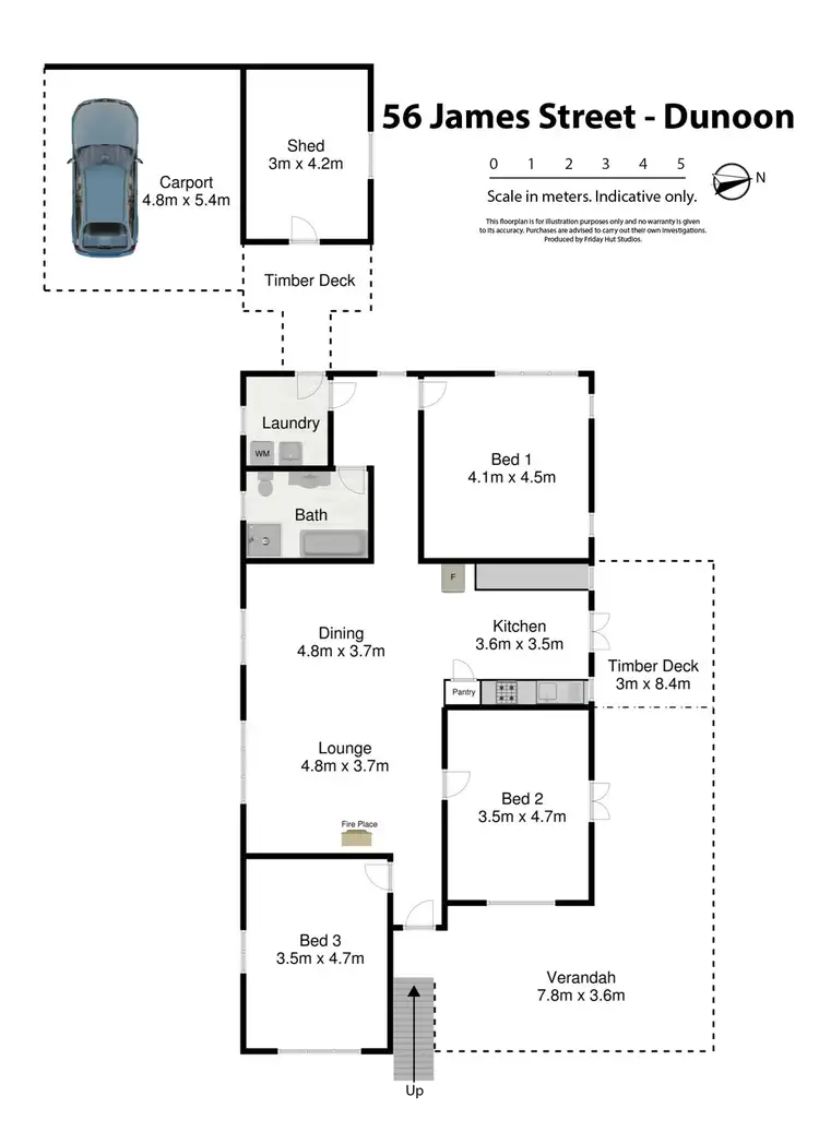 Floorplan of Homely house listing, 56 James Street, Dunoon NSW 2480