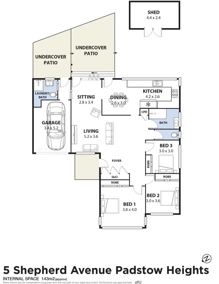 Floorplan of Homely house listing, 5 Shepherd Avenue, Padstow Heights NSW 2211