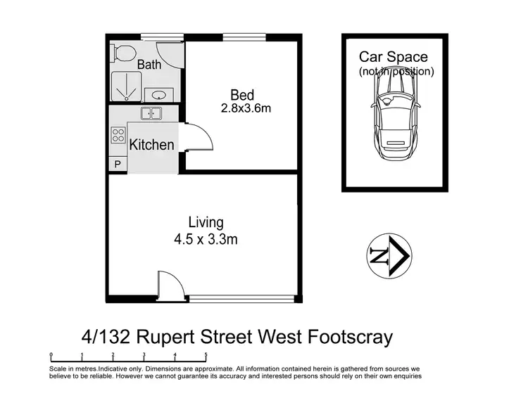 Floorplan of Homely apartment listing, 4/132 Rupert Street, West Footscray VIC 3012