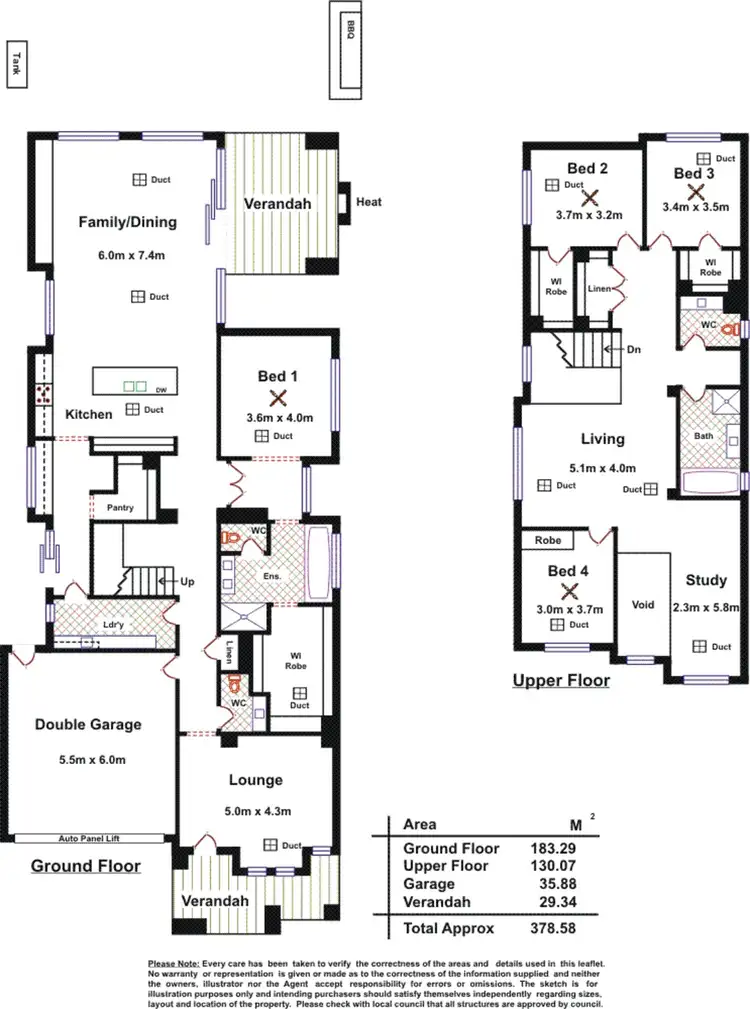 Floorplan of Homely house listing, 15A Marine Street, Somerton Park SA 5044