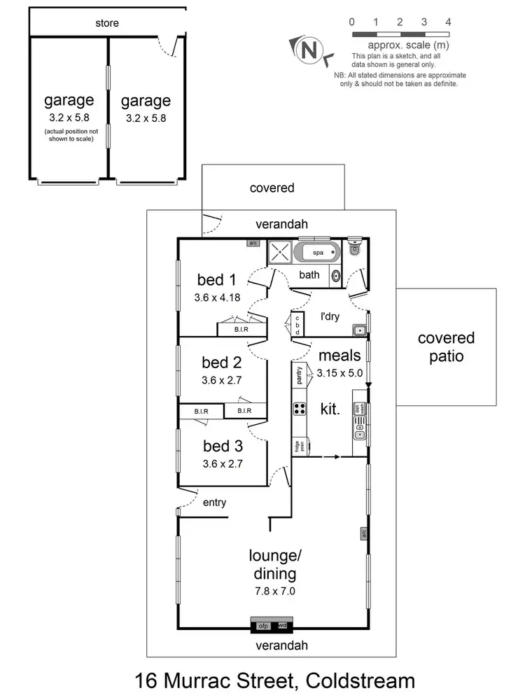 Floorplan of Homely house listing, 16 Murrac Street, Coldstream VIC 3770